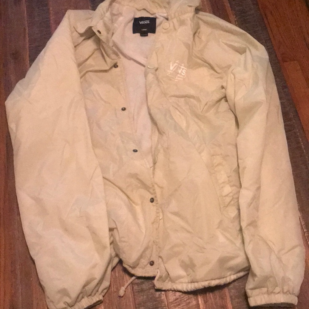 vans off white/cream color jacket